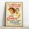 Meet Me In St Louis Movie Poster Vintage Christmas wall Decor 4