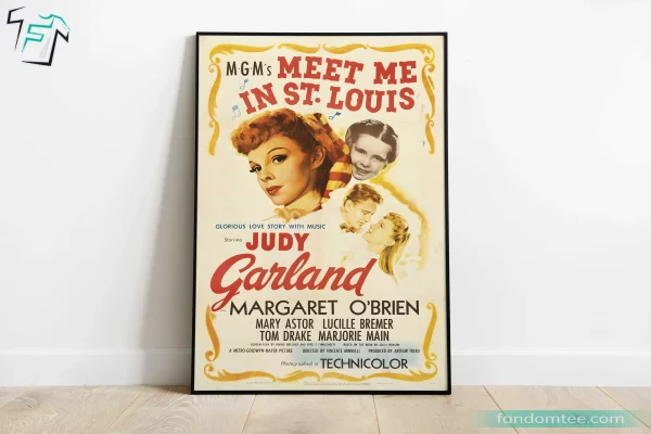 Meet Me In St Louis Movie Poster Vintage Christmas wall Decor