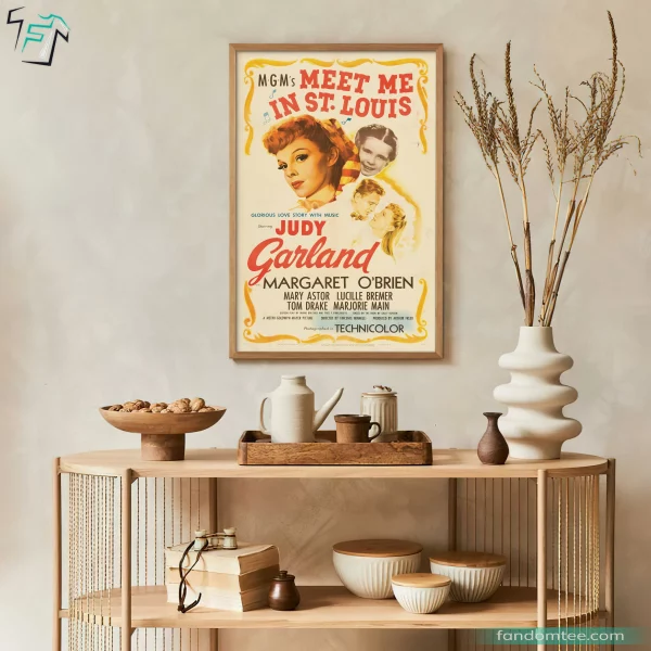 Meet Me In St Louis Movie Poster Vintage Christmas wall Decor