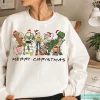 Merry Christmas Toy Story Christmas Shirt Funny Disney Friends Graphics Tee