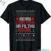 Merry Christmas Ya Filthy Animal Shirt Funny Home Alone Christmas Movie Tee