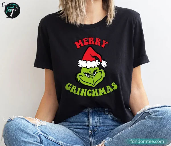 Merry Grinchmas Funny Grinch Movie Sweater