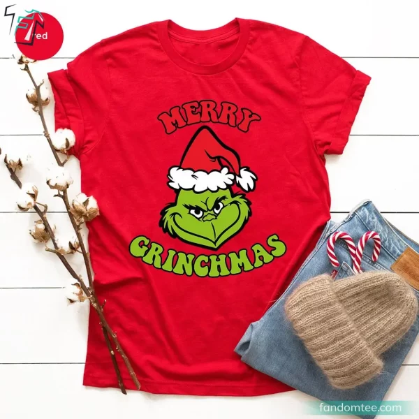 Merry Grinchmas Funny Grinch Movie Sweater