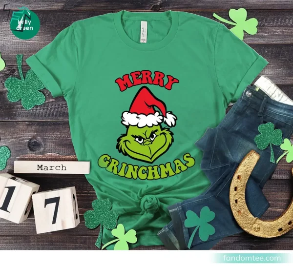 Merry Grinchmas Funny Grinch Movie Sweater