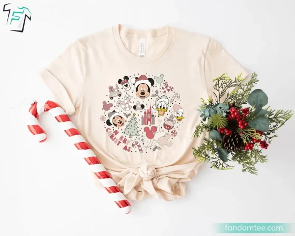 Mickey And Friends Funny Disney Christmas Shirts For Adults