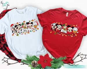 Mickey And Friends Funny Vintage Disney Christmas Shirt 3