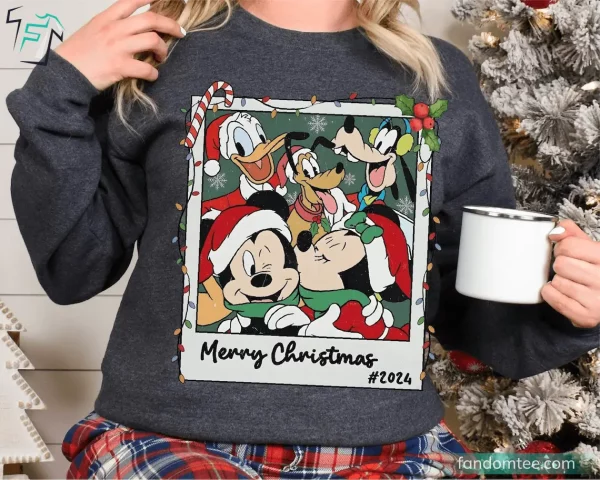 Mickey Friends Christmas Funny Disney Christmas Sweatshirts For Disney Fan