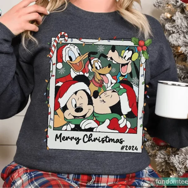 Mickey Friends Christmas Funny Disney Christmas Sweatshirts For Disney Fan