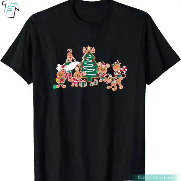 Mickey & Pals Gingerbread Cookies Men Womens Disney Christmas Shirts