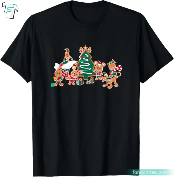 Mickey & Pals Gingerbread Cookies Men Womens Disney Christmas Shirts