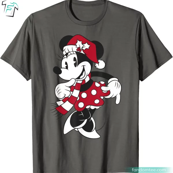 Minnie Mouse & Friends Funny Christmas Disney Shirts For Women