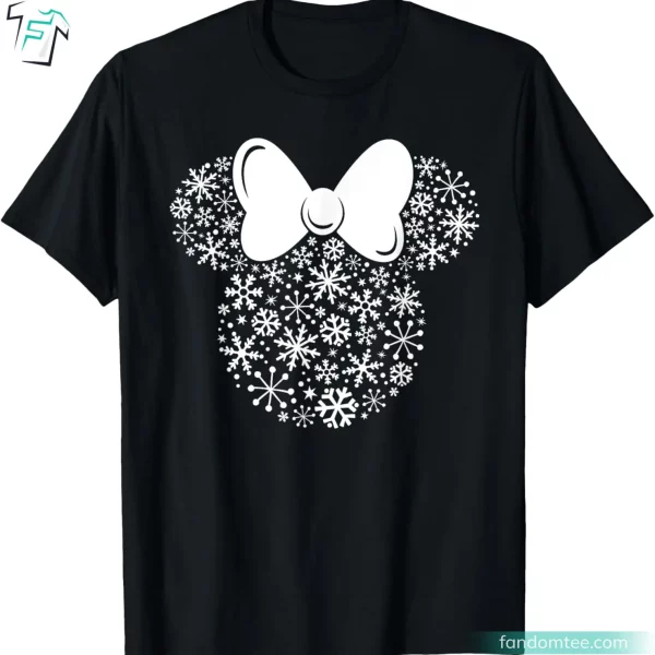 Minnie Mouse Holiday Christmas Sweater Mickey Xmas Graphic Tee