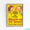 Miracle On 34th Street Poster Christmas Vacation Movie Gift Ideas 3