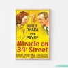 Miracle On 34th Street Poster Christmas Vacation Movie Gift Ideas 5