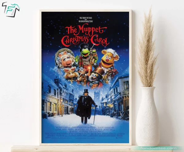 Muppet Christmas Carol Movie Poster Wall Art For Christmas Decoration