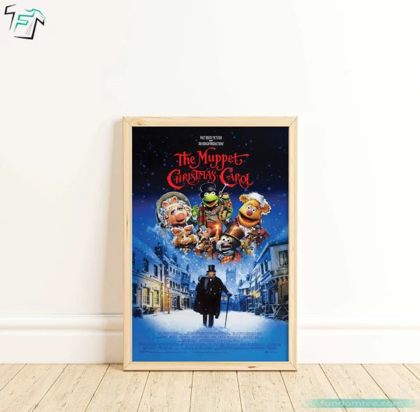 Muppet Christmas Carol Movie Poster Wall Art For Christmas Decoration