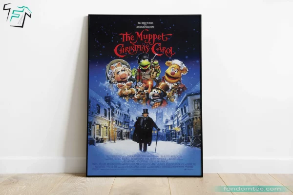 Muppet Christmas Carol Movie Poster Wall Art For Christmas Decoration