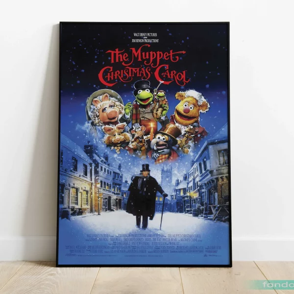 Muppet Christmas Carol Movie Poster Wall Art For Christmas Decoration