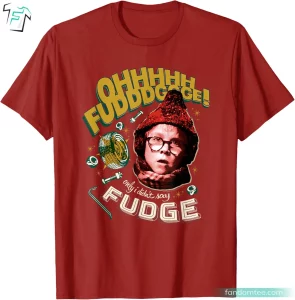 Oh Fudge! A Christmas Story Shirt Funny Xmas Classic Movie Tee