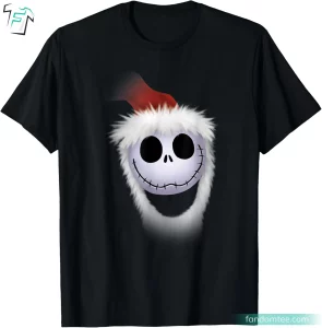 Red Hat Santa Jack Skellington Shirt Mens Women Adults