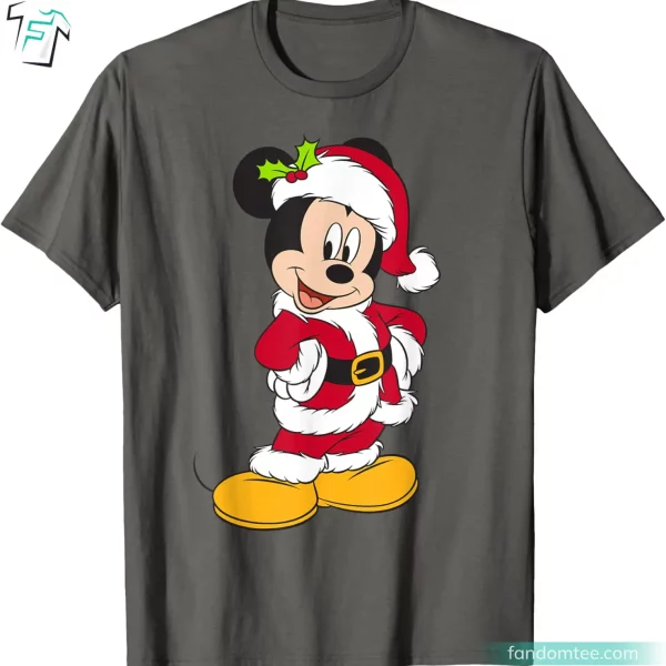 Santa Mickey Mouse Holiday Disney Christmas Sweatshirts for Adults