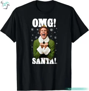 Smiling Is My Favorite Funny Elf Christmas Shirts