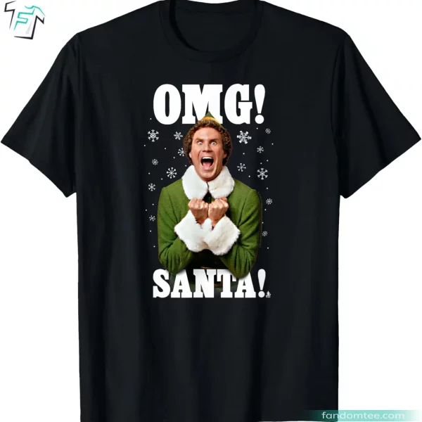 Smiling Is My Favorite Funny Elf Christmas Shirts