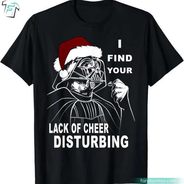 Star Wars Santa Lack Holiday Cheer Christmas Darth Vader Christmas Shirt