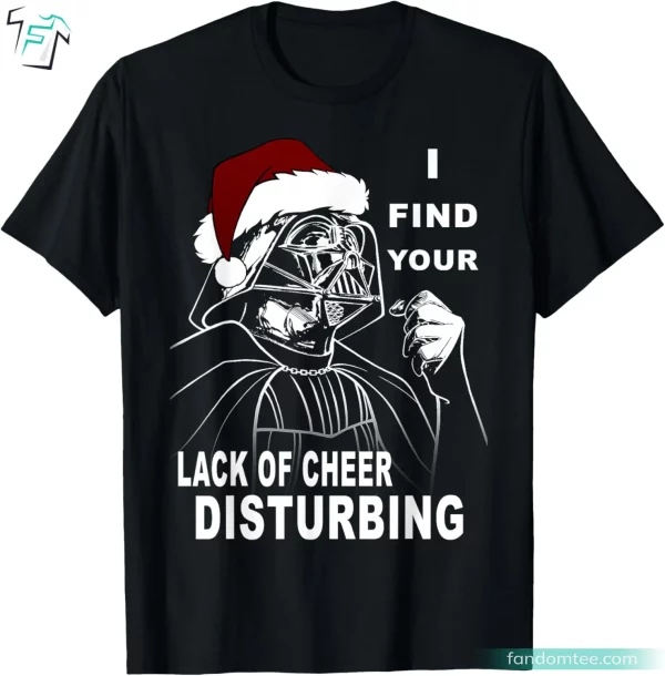 Star Wars Santa Lack Holiday Cheer Christmas Darth Vader Christmas Shirt