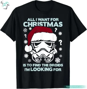 Storm Trooper Droid Looking Christmas Star Wars Sweater