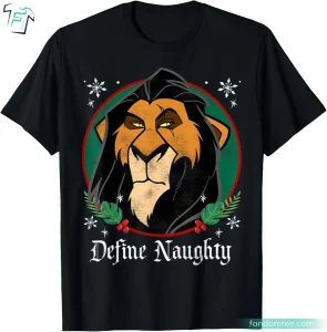 The Lion King Scar Define Naughty Christmas Sweater Disney For Fans