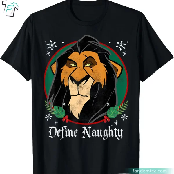 The Lion King Scar Define Naughty Christmas Sweater Disney For Fans