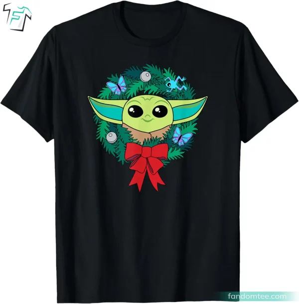 The Mandalorian Grogu Holiday Xmas Wreath Grogu Christmas Sweater