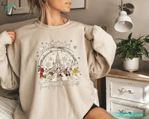 The Most Magical Place On Earth Funny Disney Christmas Sweatshirt 3