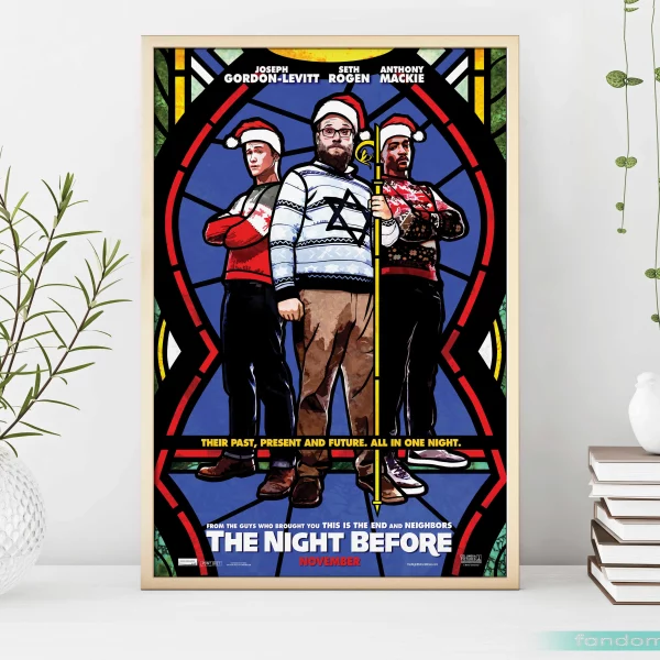 The Night Before Movie Poster Christmas Decor For The Wall