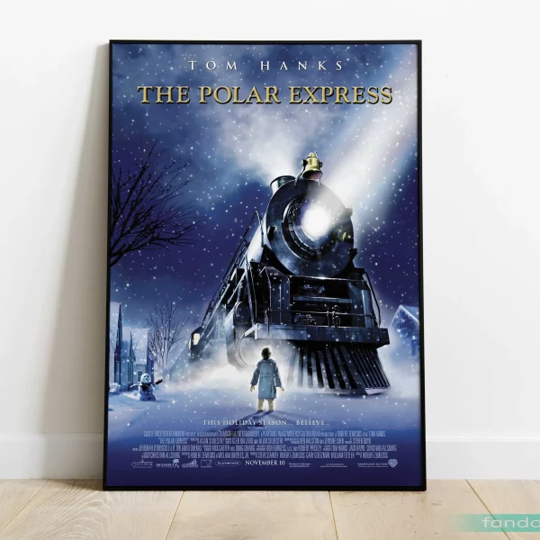 The Polar Express Movie Poster Christmas Wall Decoration