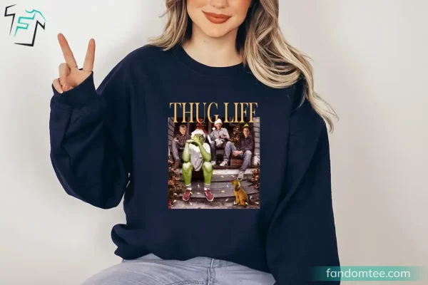 Thug Life Xmas Movie Christmas Friends Sweater