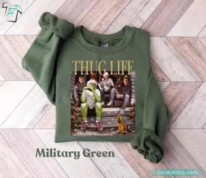 Thug Life Xmas Movie Christmas Friends Sweater 3