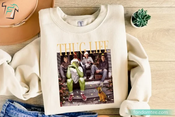 Thug Life Xmas Movie Christmas Friends Sweater