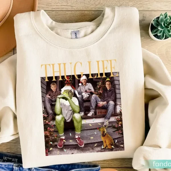 Thug Life Xmas Movie Christmas Friends Sweater