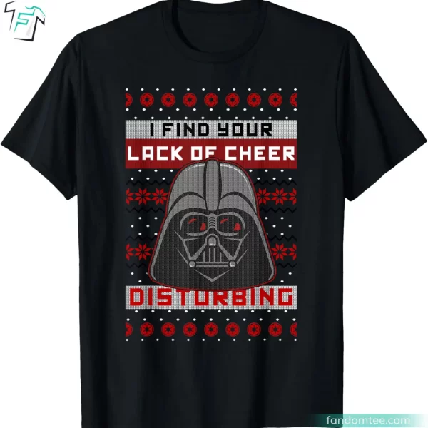 Dark Vader Lack Of Cheer Star Wars Ugly Sweater Christmas T-Shirt