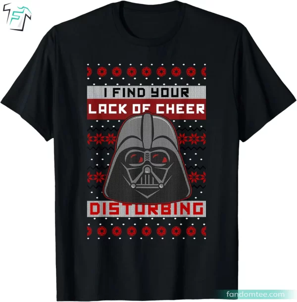 Dark Vader Lack Of Cheer Star Wars Ugly Sweater Christmas T-Shirt