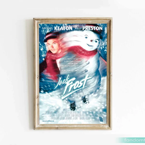 Vintage Jack Frost 1998 Poster Movie Christmas Decor For The Wall