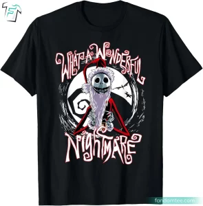 What A Wonderful Nightmare Funny Jack Skellington Tee Shirts