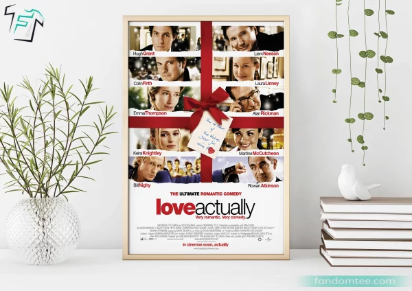 Xmas Movie Love Actually Poster Christmas Decor For Wall