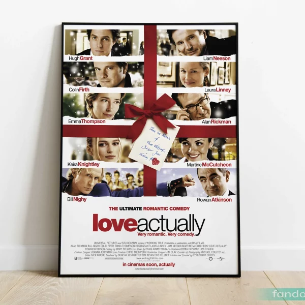 Xmas Movie Love Actually Poster Christmas Decor For Wall