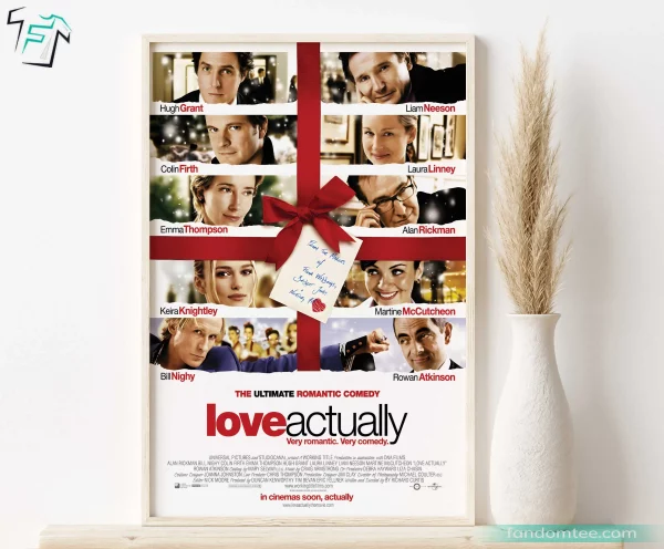 Xmas Movie Love Actually Poster Christmas Decor For Wall