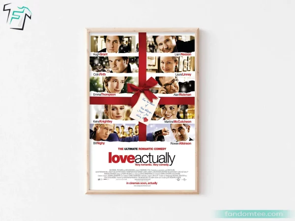 Xmas Movie Love Actually Poster Christmas Decor For Wall